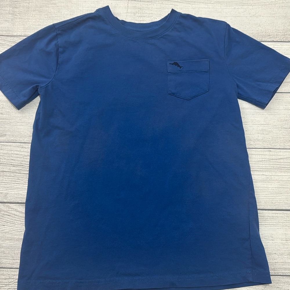 Tommy Bahama Boys Blue Pocket Tee